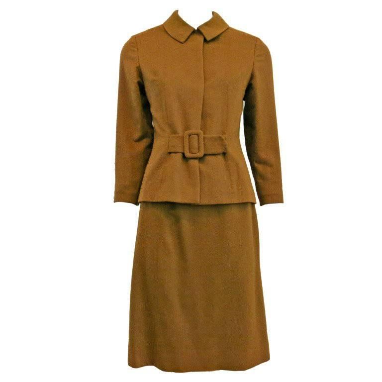 1960s Fall pure Vicuña Skirt Suit -  Stunning & Rare For Sale