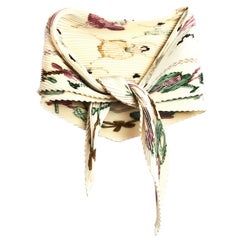 Hermes Pastel Ballerina Pleated Silk Scarf