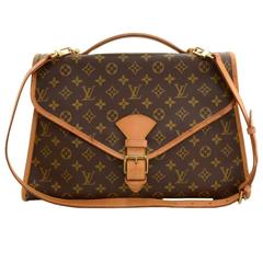 Vintage Louis Vuitton Beverly MM Monogram Canvas Briefcase Handbag + Strap