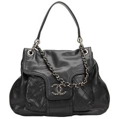 2010 Chanel Black Soft Caviar Leather MISC Shoulder Tote