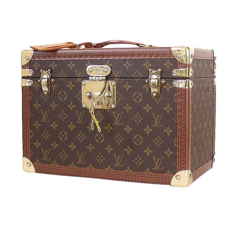 Louis Vuitton Monogram Toiletry Case Travel Trunk at 1stDibs