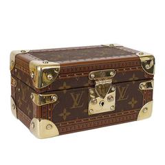 Used Louis Vuitton Monogram Coffret Tresor 20 Jewellery Case M47004