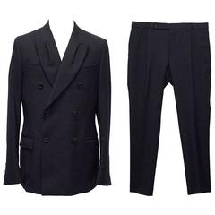 Yves Saint Laurent Navy Suit 3