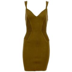 Iconic Spring Summer 1990s Alaia Green Sexy Dress 8