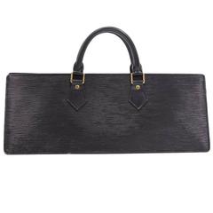 Vintage Louis Vuitton Sac Triangle Black Epi Leather Hand Bag 