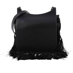 The Row Hunting Crossbody Bag Leather with Fringe 11