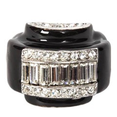 Vintage Signed 1980s Kenneth Lane Cocktail Ring