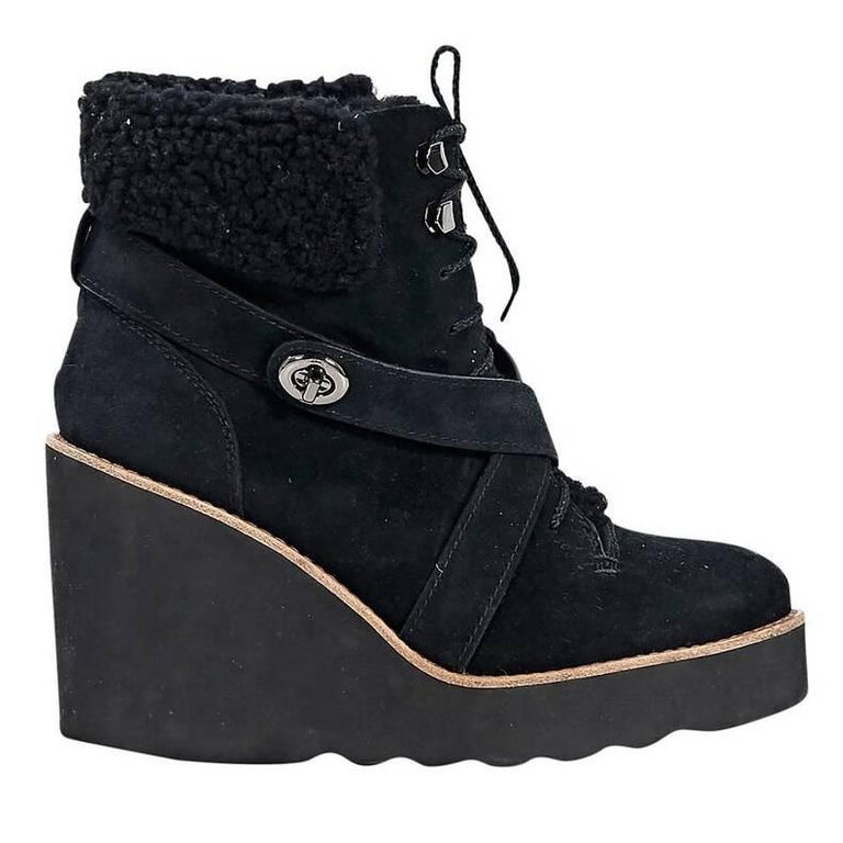 coach suede boots