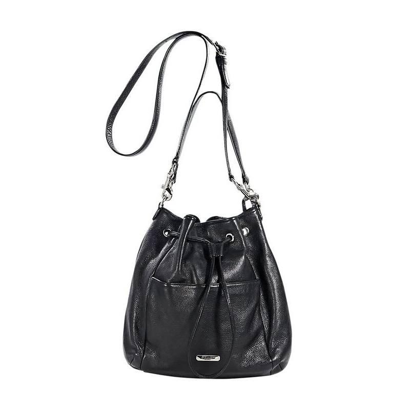Black Coach Leather Bucket Bag
