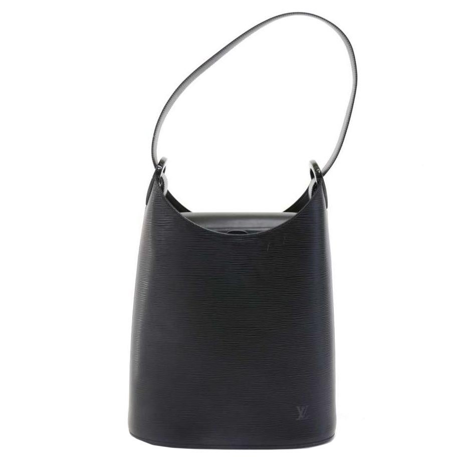 Louis Vuitton Verseau Black Epi Leather Shoulder Bag For Sale