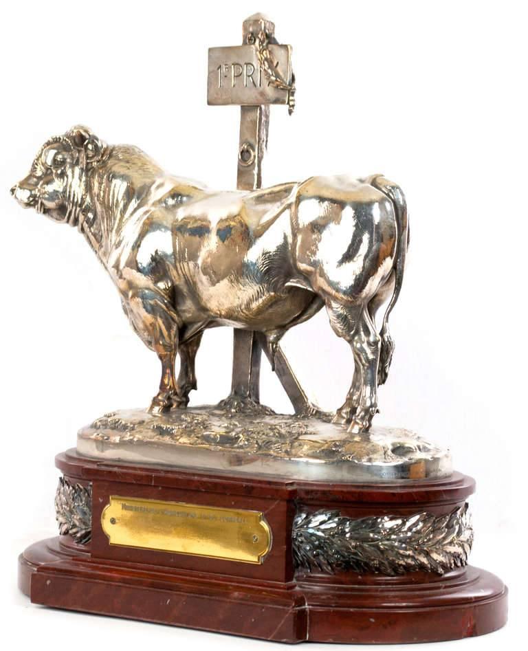 Silvered Premier Prix Trophy by Christofle