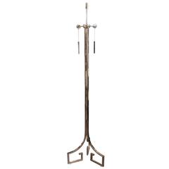 Chrome Greek Key Floor Lamp 4