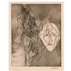Etching by Germaine Richier