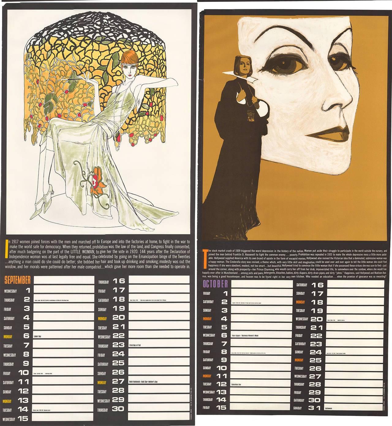 1965 Perennial Woman Calendar by Betty Brader 3