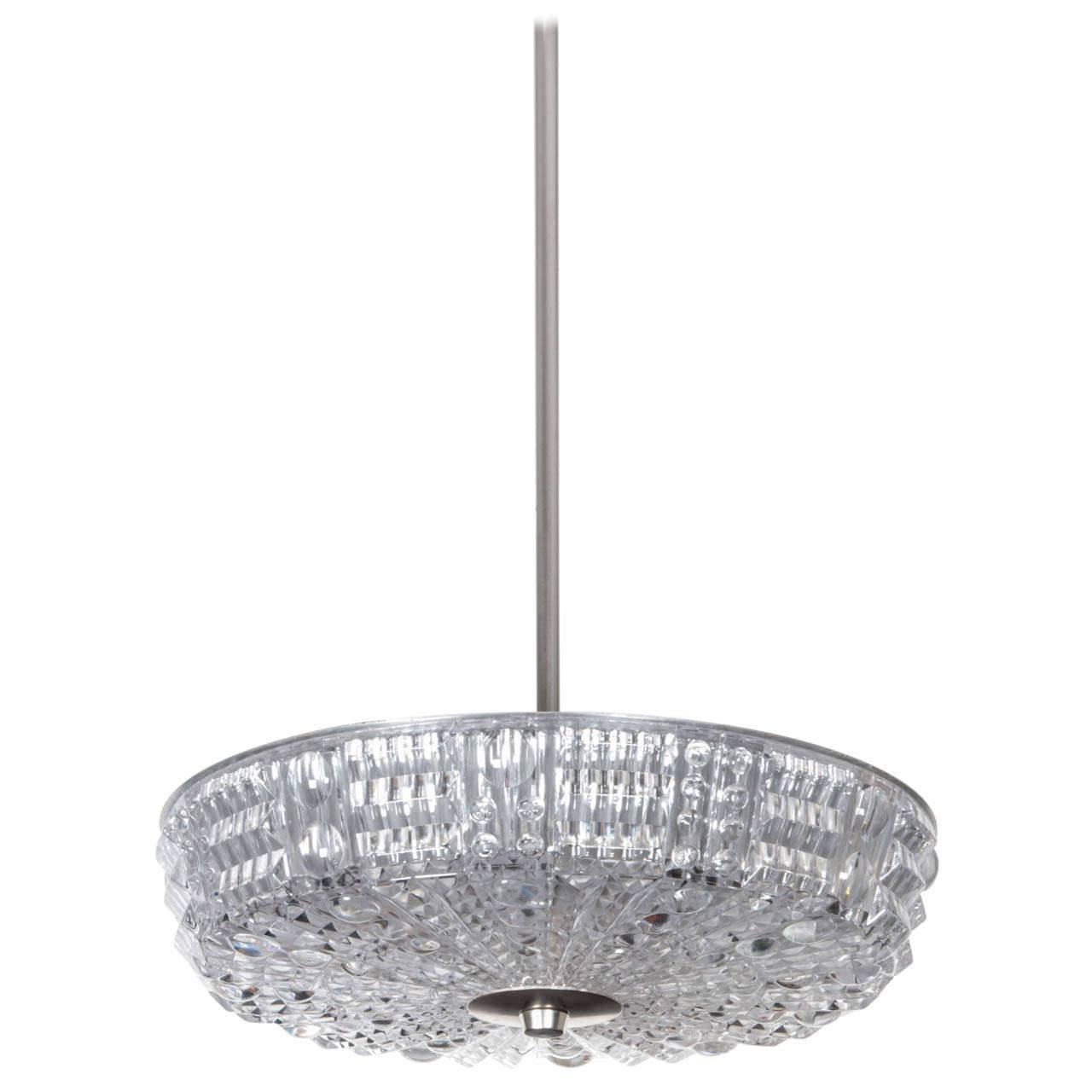 Carl Fagerlund for Orrefors Crystal Pendant