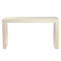 Custom Lacquer Parsons Console Table After Karl Springer