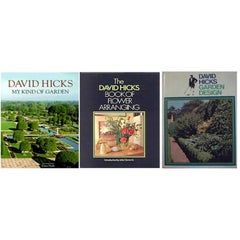 Used David Hicks Set of First Edition Garden and Flower Arranging Books