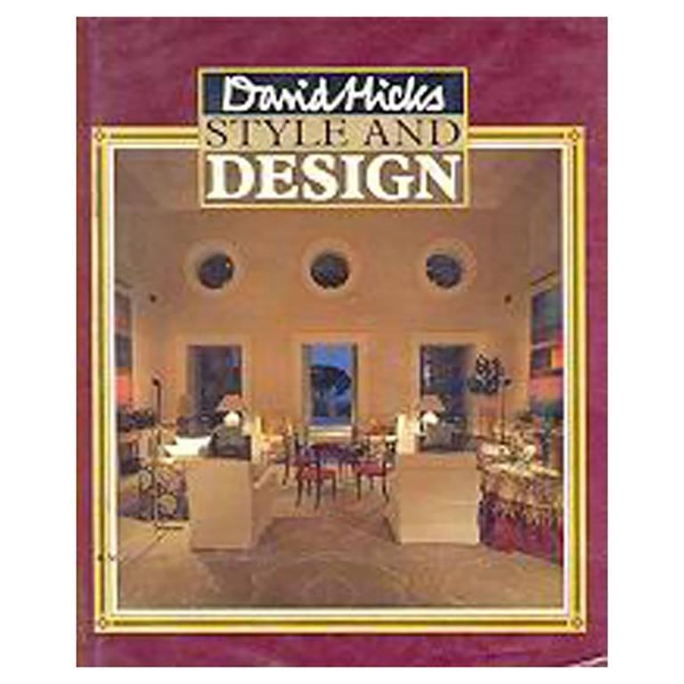 David Hicks Style and Design First Edition Book, 1987