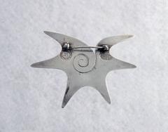 Spratling Sterling Silver Starfish Motif Brooch - Pin