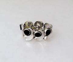 Antonio Pineda Taxco Sterling Silver Parure Necklace Bracelet & Earrings