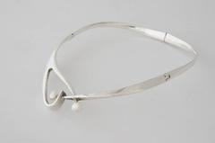 Sigi Pineda Necklace Taxco Sterling Silver Pearl 1960