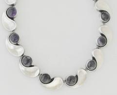 Antonio Pineda .970 Silver Modernist Necklace