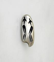 Antonio Pineda Sterling Silver Cufflinks and Tie Clip