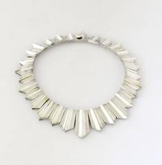 Antonio Pineda .970 Chevron MotifSilver Necklace 1965 - MATCHING BRACELET AVAIL