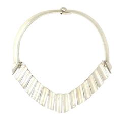 Antonio Pineda .970 Silver Modernist Necklace