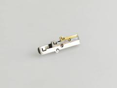 Antonio Pineda .970 Silver and Mixed Metals Tie Clip 1967