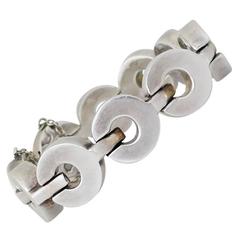 Antonio Pineda .970 Silver Link Bracelet