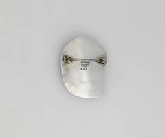 Salvador Teran Sterling Silver Brutalist Pin