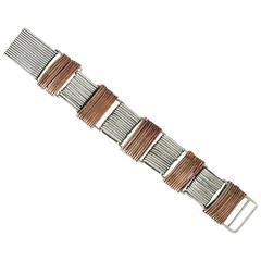 RARE Aguilar Copper Sterling Silver Bracelet VISIT LAUREN STANLEY 4 MEX JEWELRYL