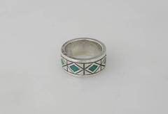 Los Castillo Turquoise Sterling Silver Ring