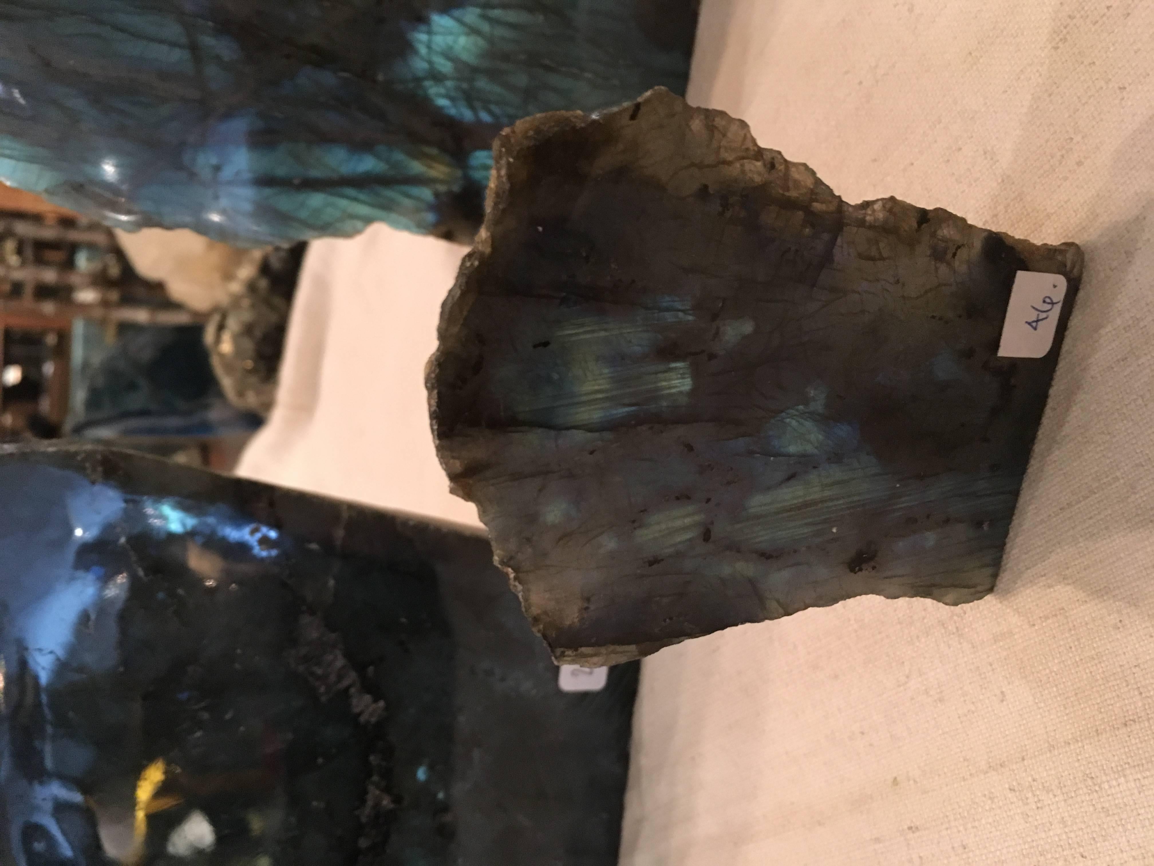 Group of Three Labradorite Specimens In Good Condition In Seattle, WA