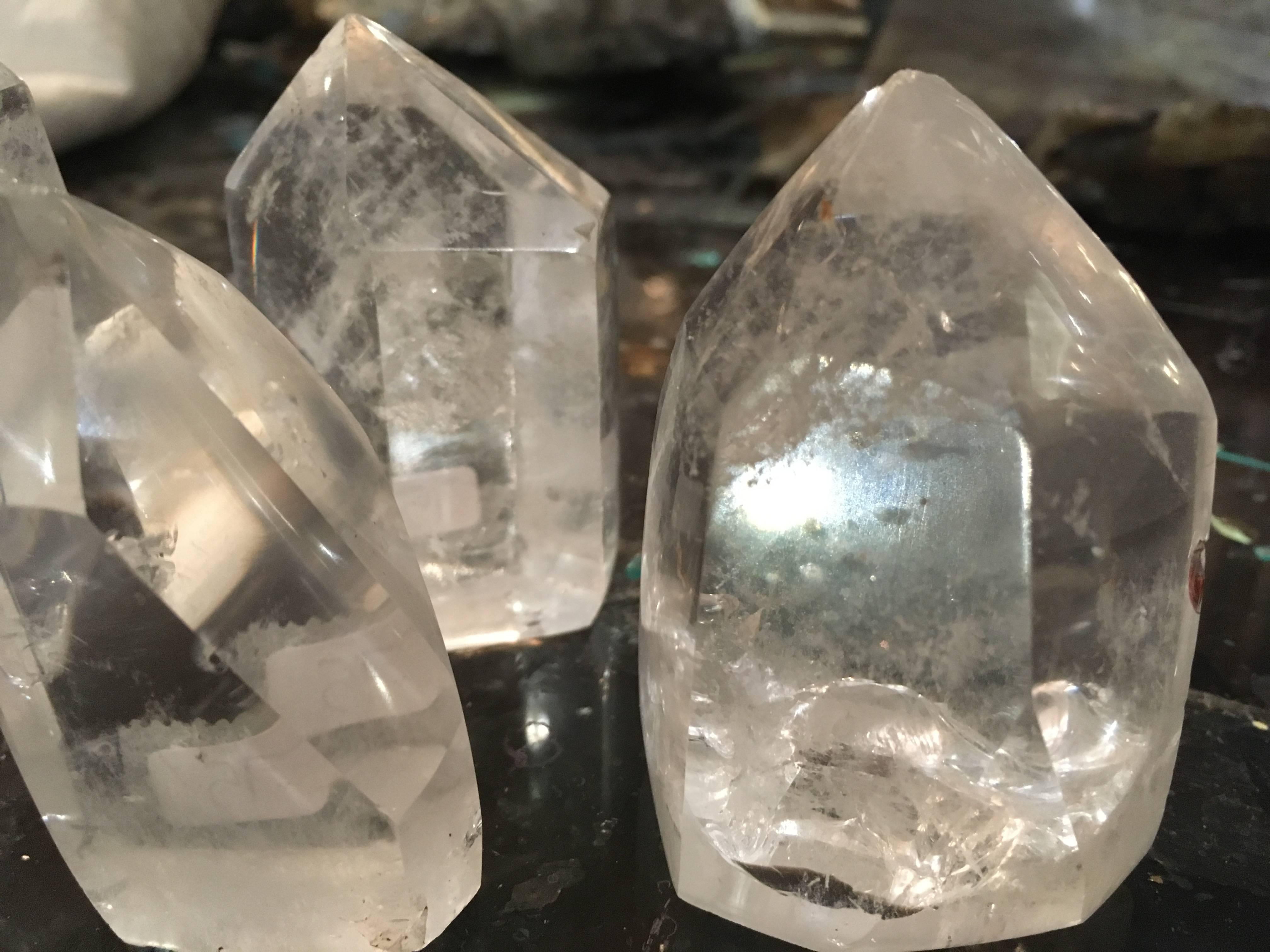 Group of Four Small Crystals In Good Condition In Seattle, WA