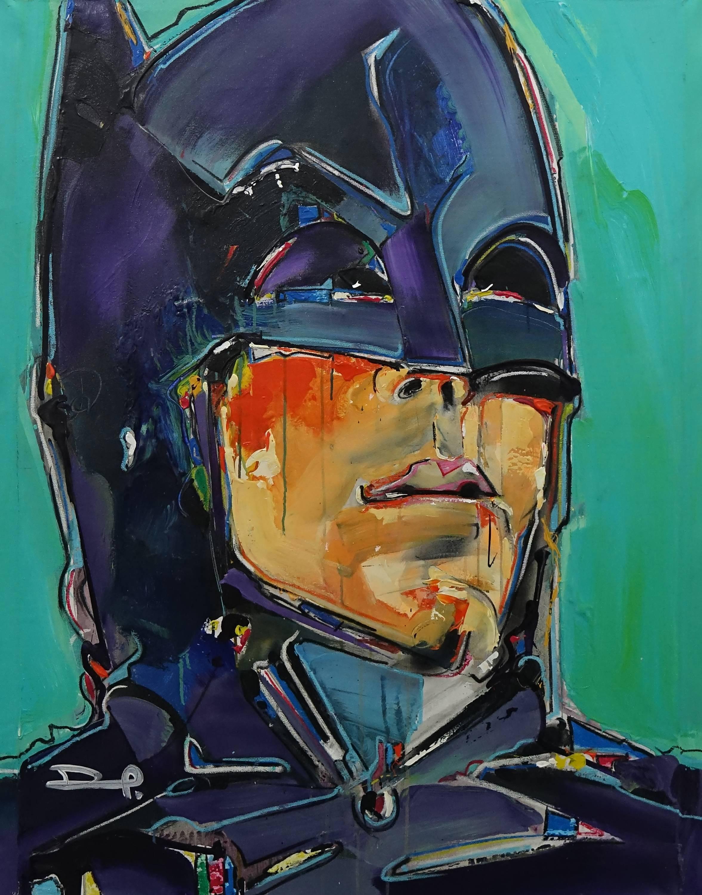 Batman - Mixed Media Art by David Banegas