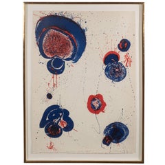 Chinese Planet Lithograph by Sam Francis, 1963