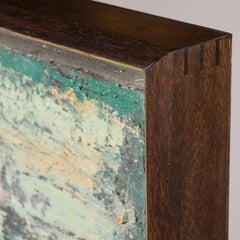 Stunning Modernist Oil on Canvas Abstract Triptych Painting by Marilyn Levin