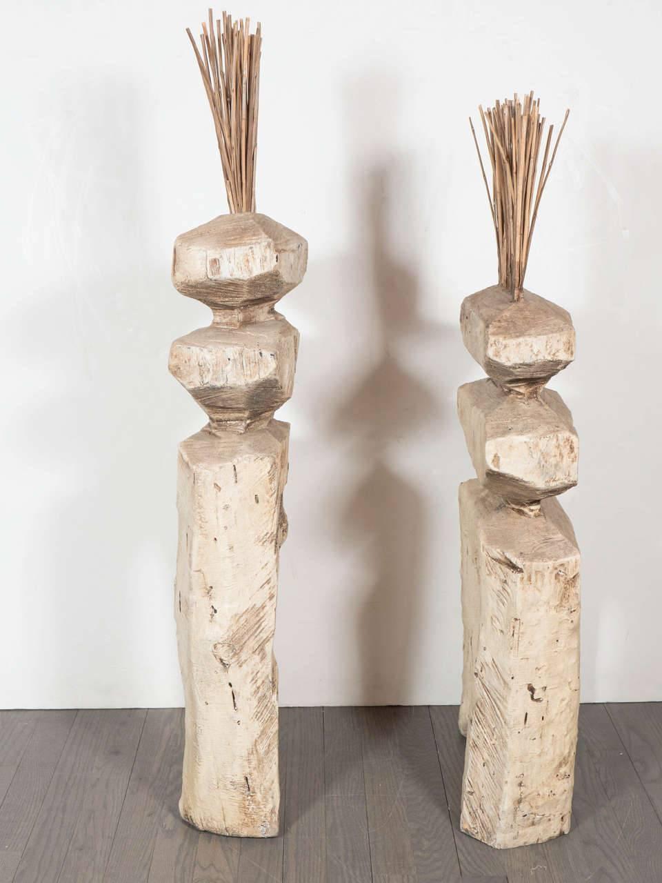 Exceptional Pair of Totems by Espen Eiborg 8