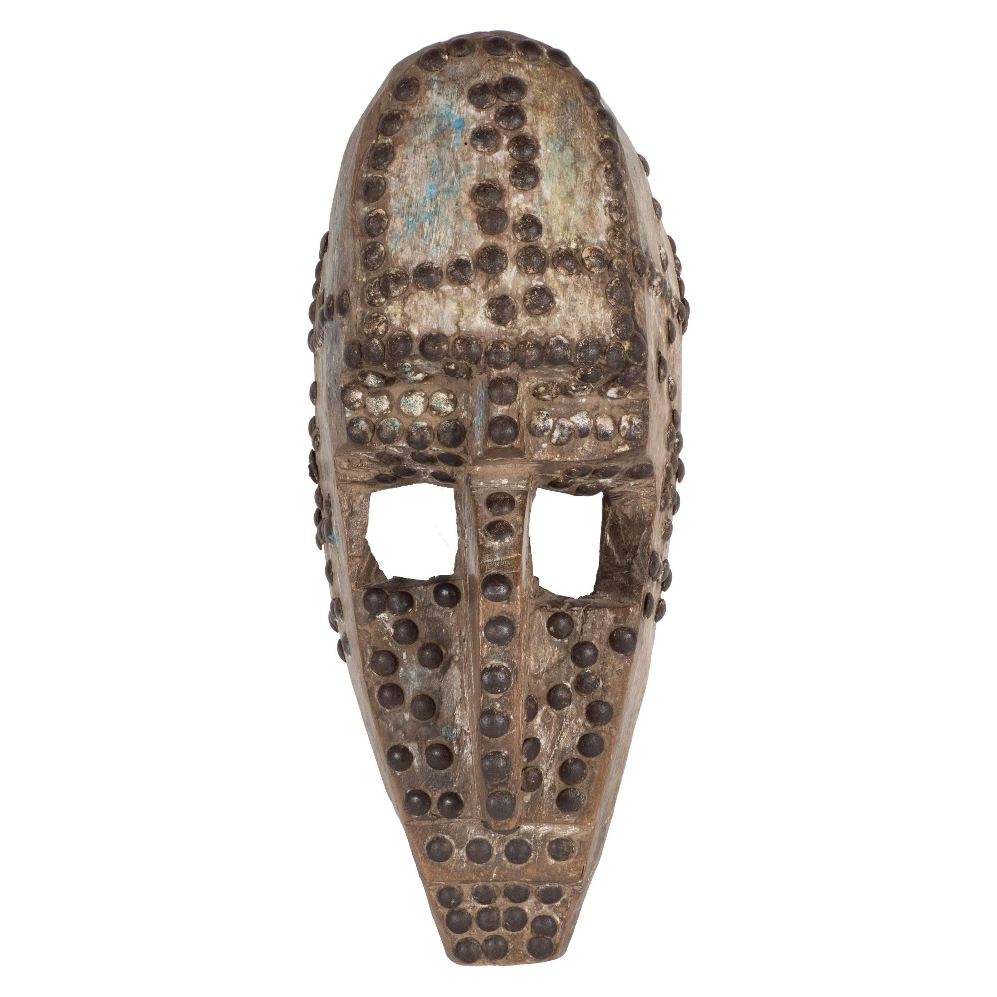 Unknown Figurative Sculpture - 19th Century African Marka Mask from Mali Authenticated by Sotheby's