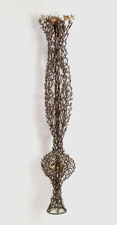 "Venus" sculpture in bronze and silver by Richard Filipowski, circa 1960-1965