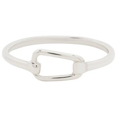 JvdF Sterling Silver Carabiner Ring