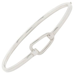 JvdF Sterling Silver Carabiner Bracelet