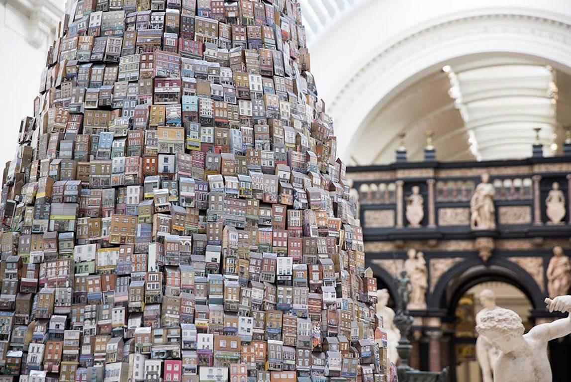 Tower of Babel, Sculpture No. 0003, 17-19 Davies Street by Barnaby Barford For Sale 5