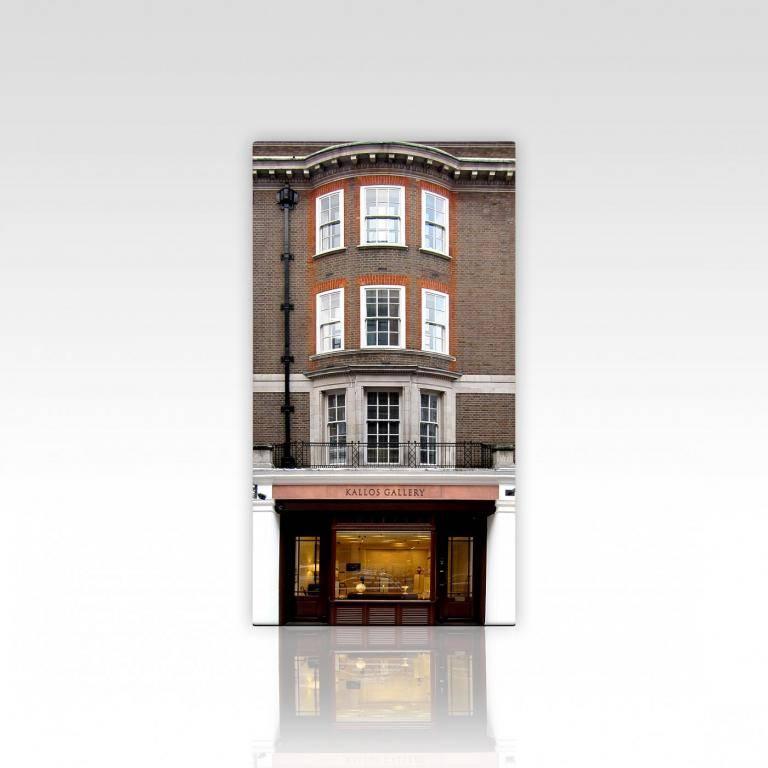 'Tower of Babel' Sculpture No. 0086, 14-16 Davies Street W1K 3DR - Gray Figurative Sculpture by Barnaby Barford
