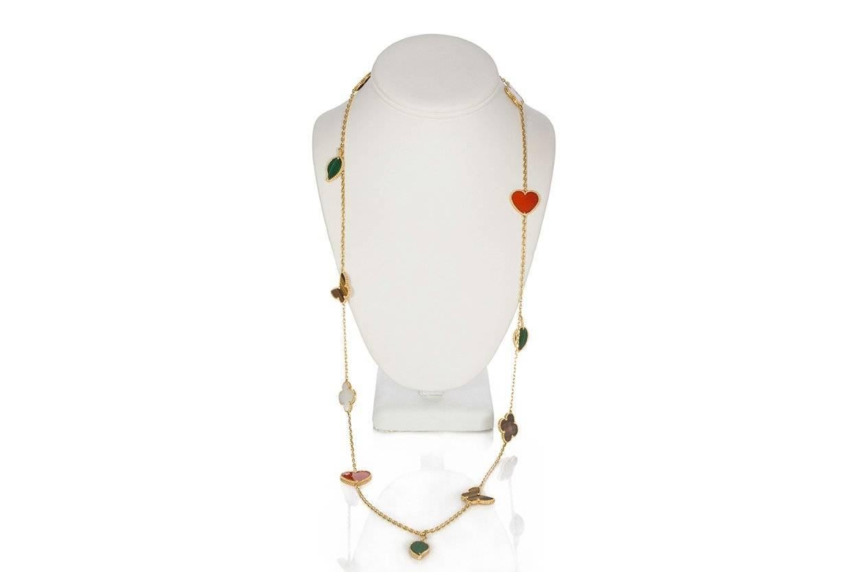 van cleef lucky alhambra necklace