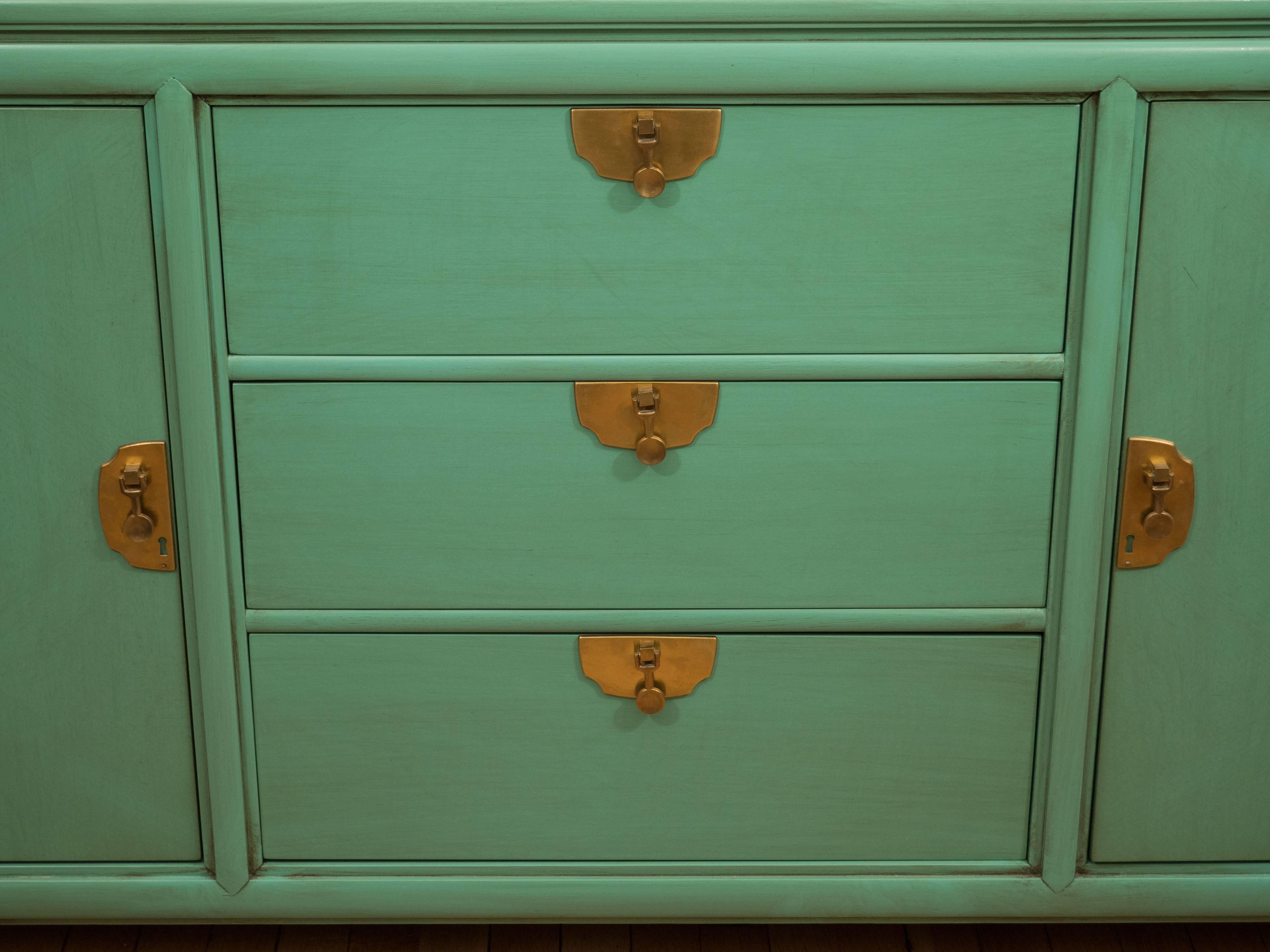 American Turquoise Chest by Thomasville