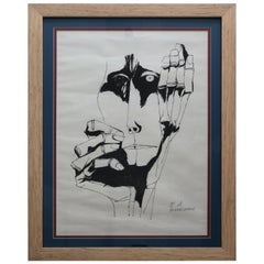 Lithograph, Oswaldo Guayasamin