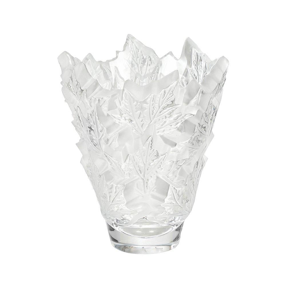For Sale: Clear Large Champs-Élysées Vase in Crystal Glass by Lalique 2